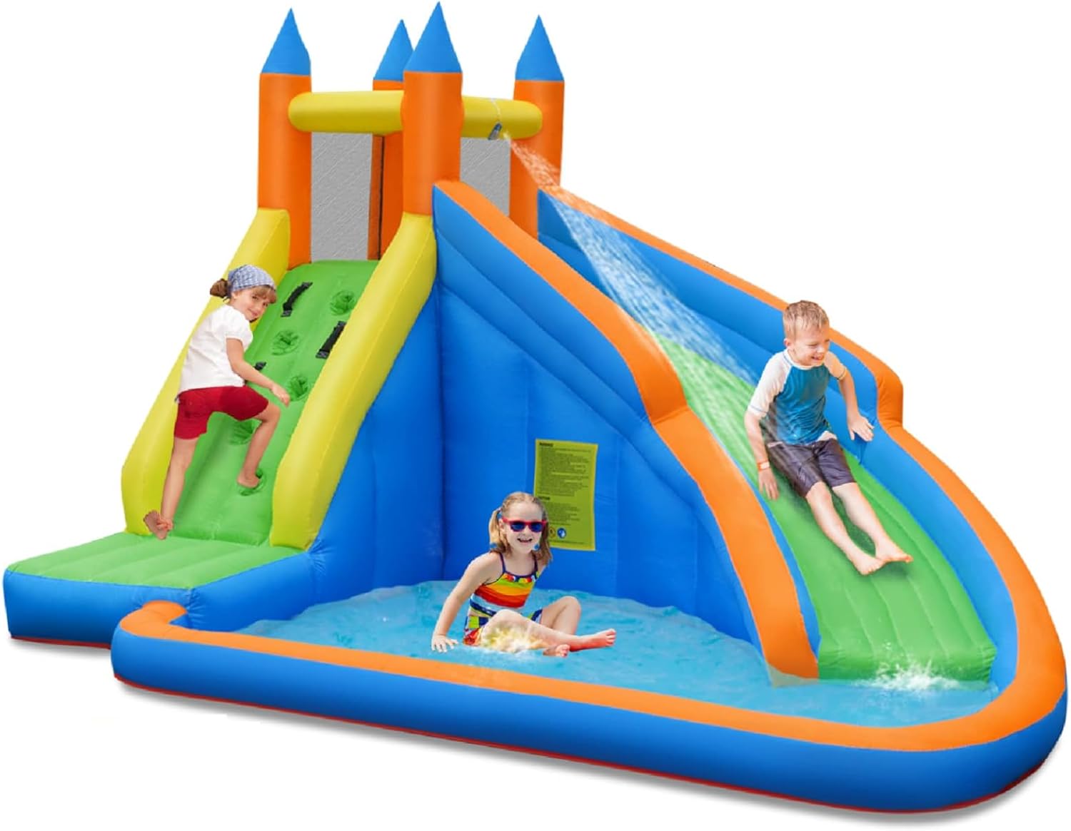 Kids Outdoor Slide - Giant Inflatable Water Park Bouncy House