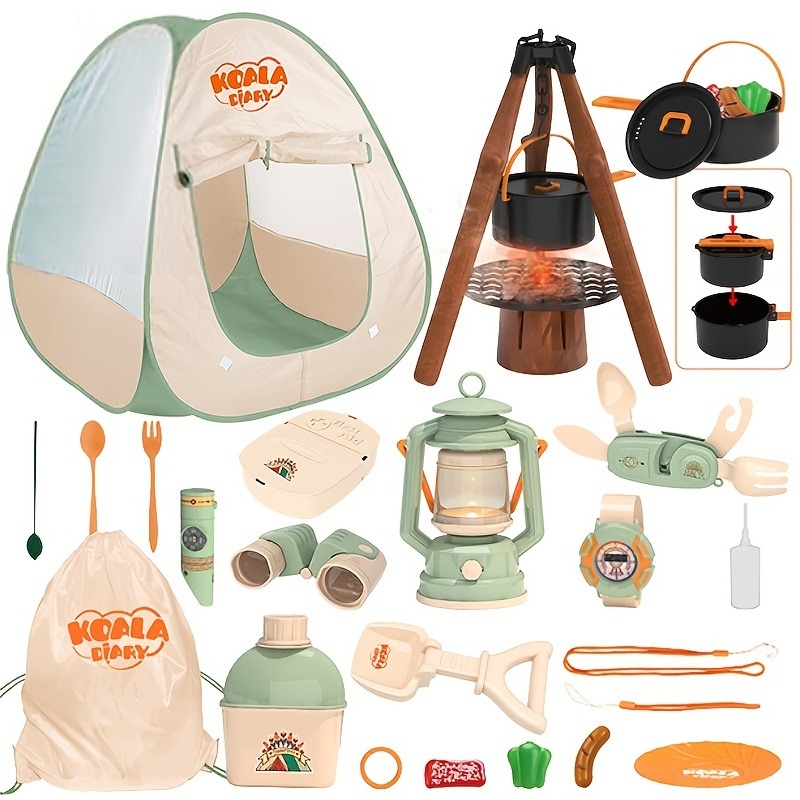 Kids Outdoor Adventure Kit - Kids Camping Set Toy Outdoor Explorer