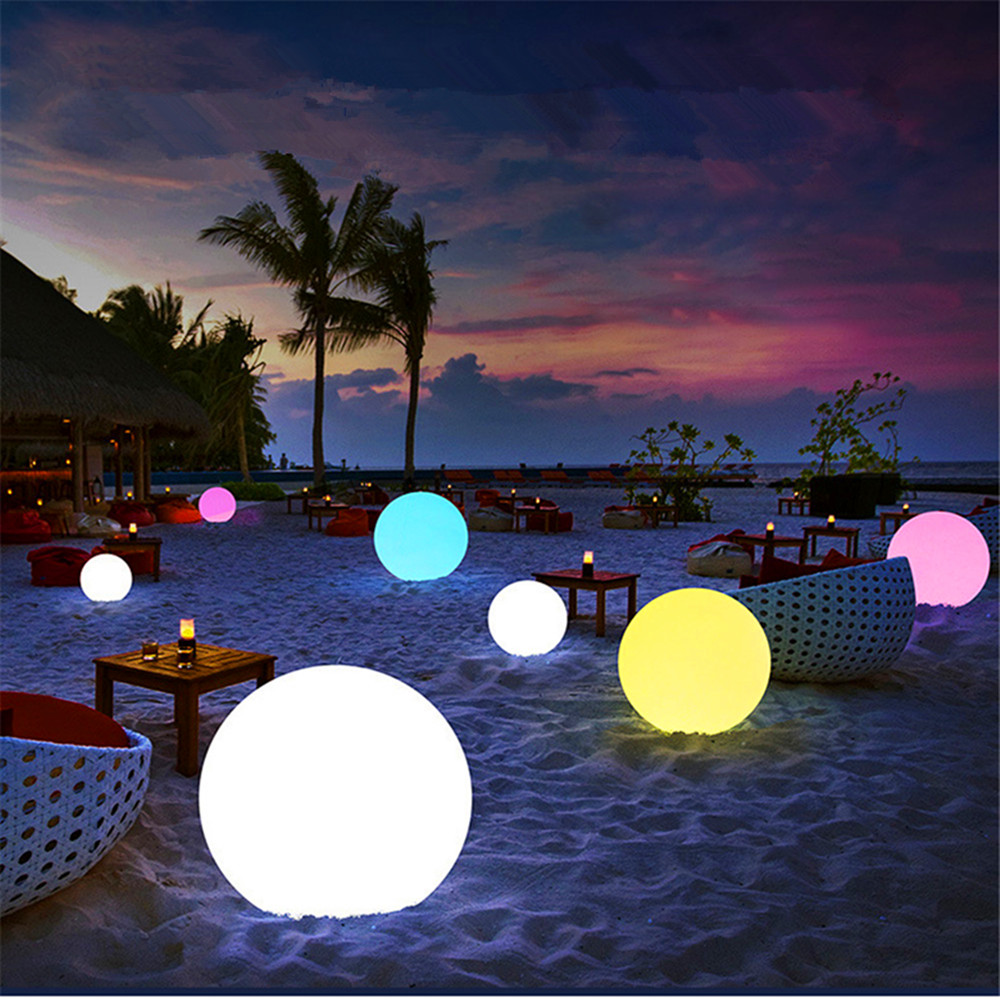 Kids Outdoor Decor - Rechargeable LED Glowing Ball Light for