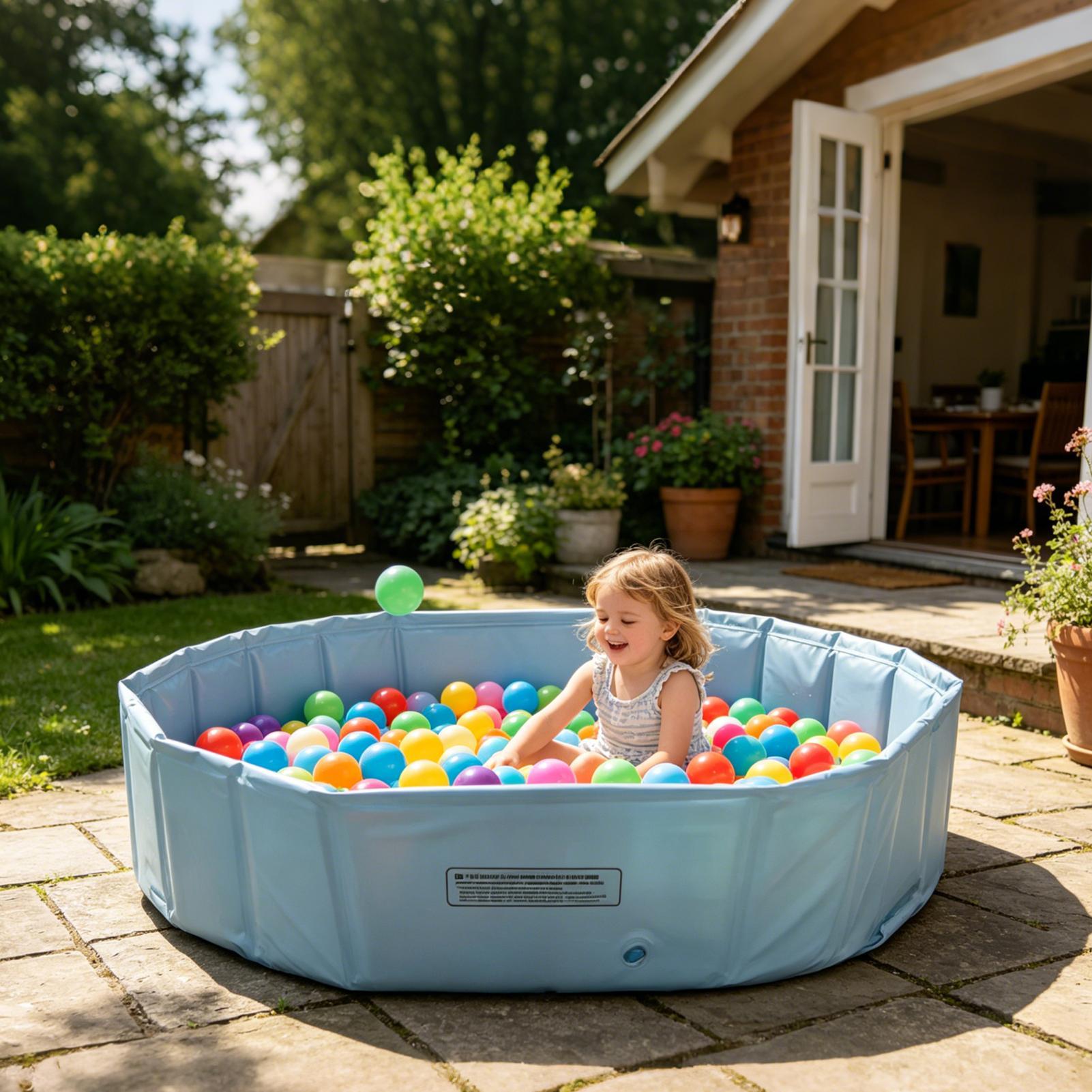 Kids Outdoor Games For Party - Outdoor Foldable Pet Swimming Pool Portable