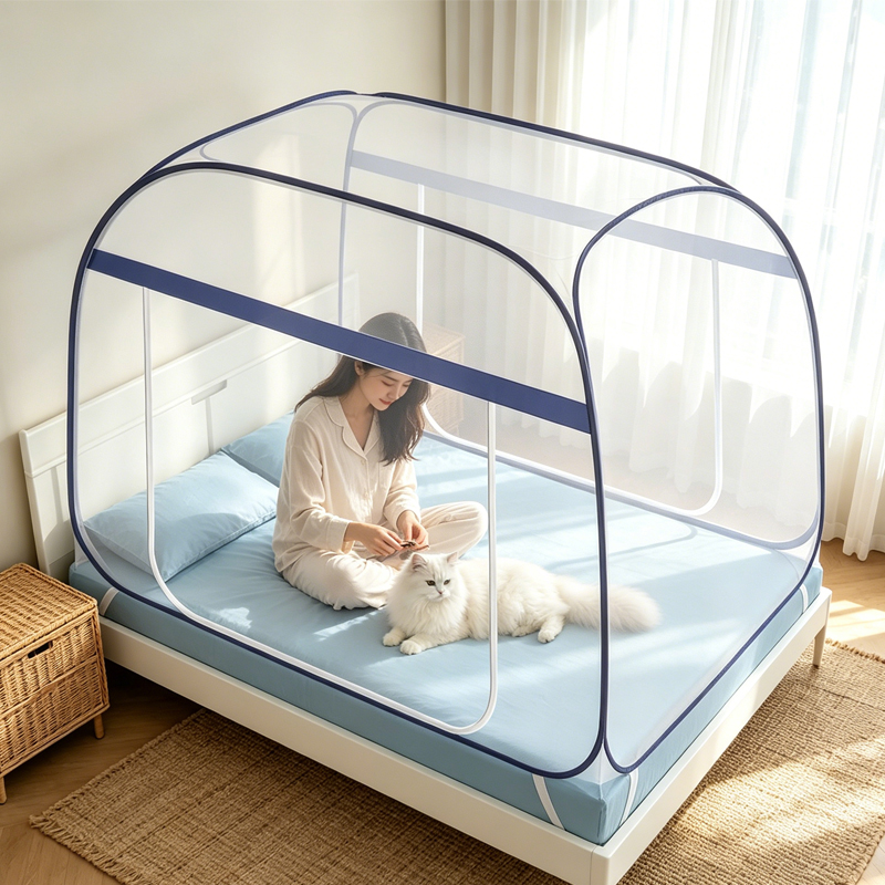 Kids Outdoor Yurt - 180cm Pop-Up Foldable Mosquito Net Tent