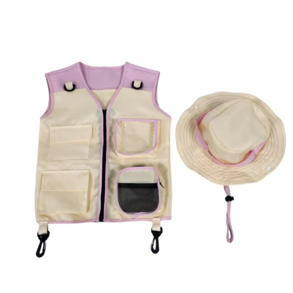Kids Outdoor Adventure Kit - Summer Clothing Kids Explorer Vest Hat