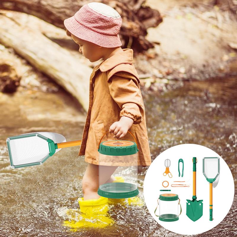 Kids Outdoor Adventure Kit - Butterfly Catching Kit Retractable Critter Catcher