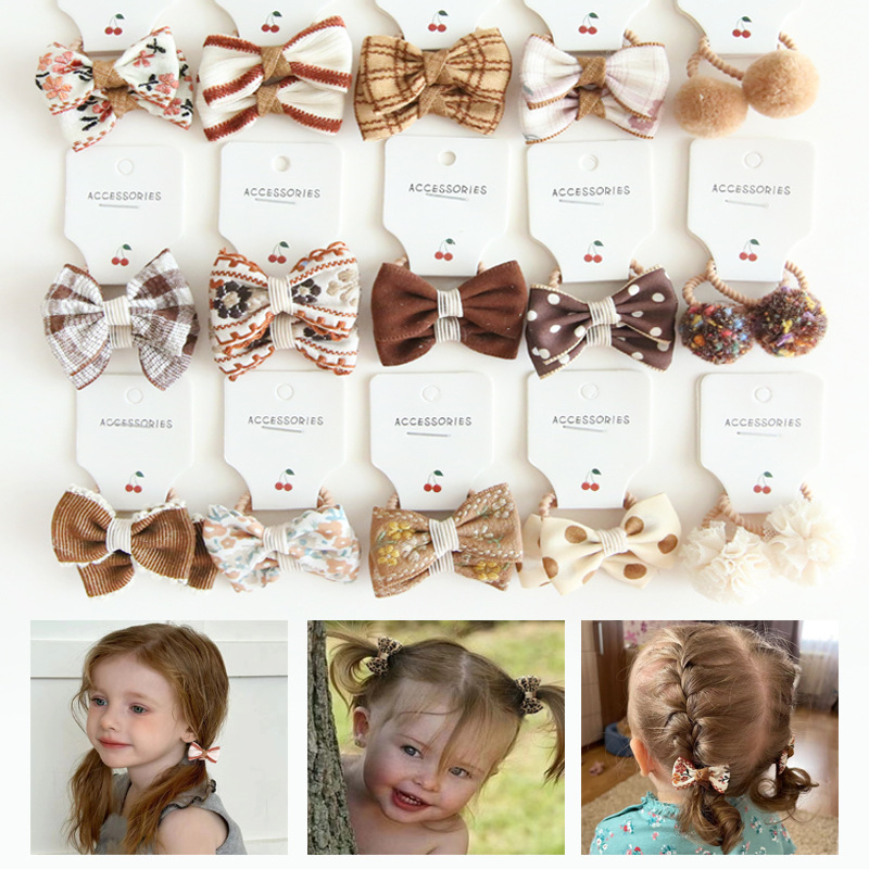 Kids Outdoor Decor - 10PCS/1Set Cute Headwear, Baby Kids Accessories