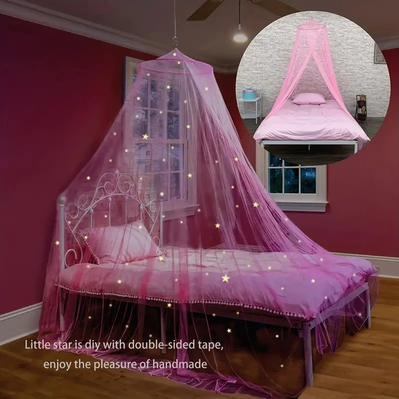 Kids Outdoor Yurt - Bed Canopy For Girls With Glowing