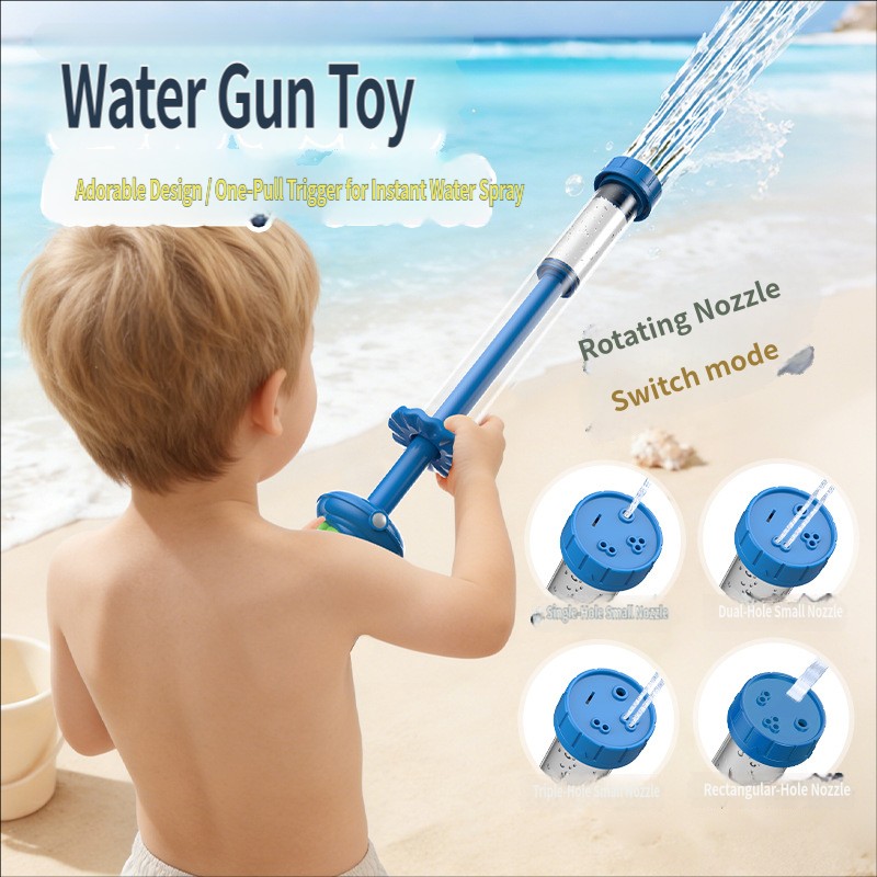 Kids Outdoor Water Sprinkler - 4 in 1 Pull Out Water