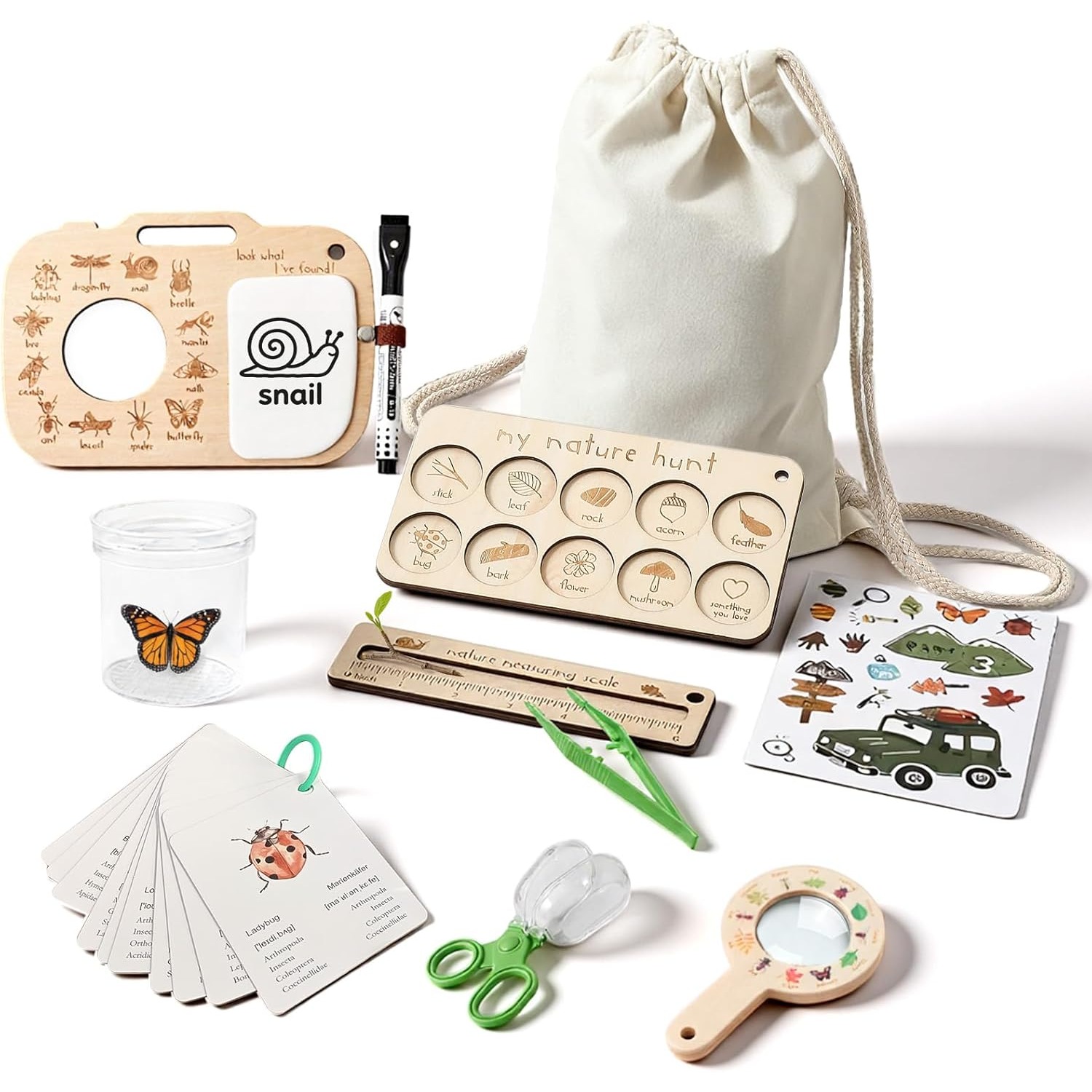 Kids Outdoor Adventure Kit - Bug Catcher Kit for Kids with
