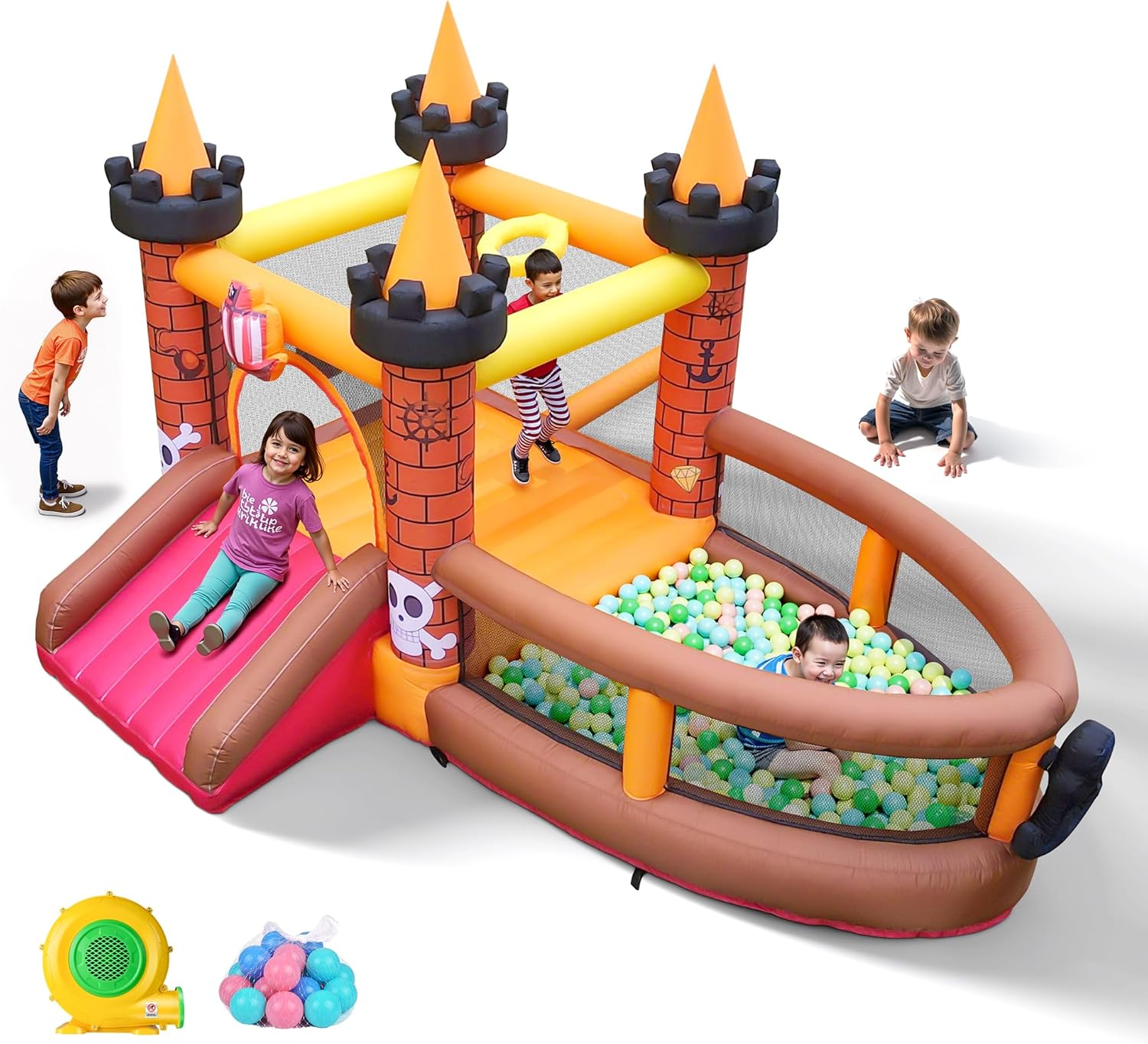 Inflatable Bounce House for Ki - огляд і ціна Kids Outdoor Slide