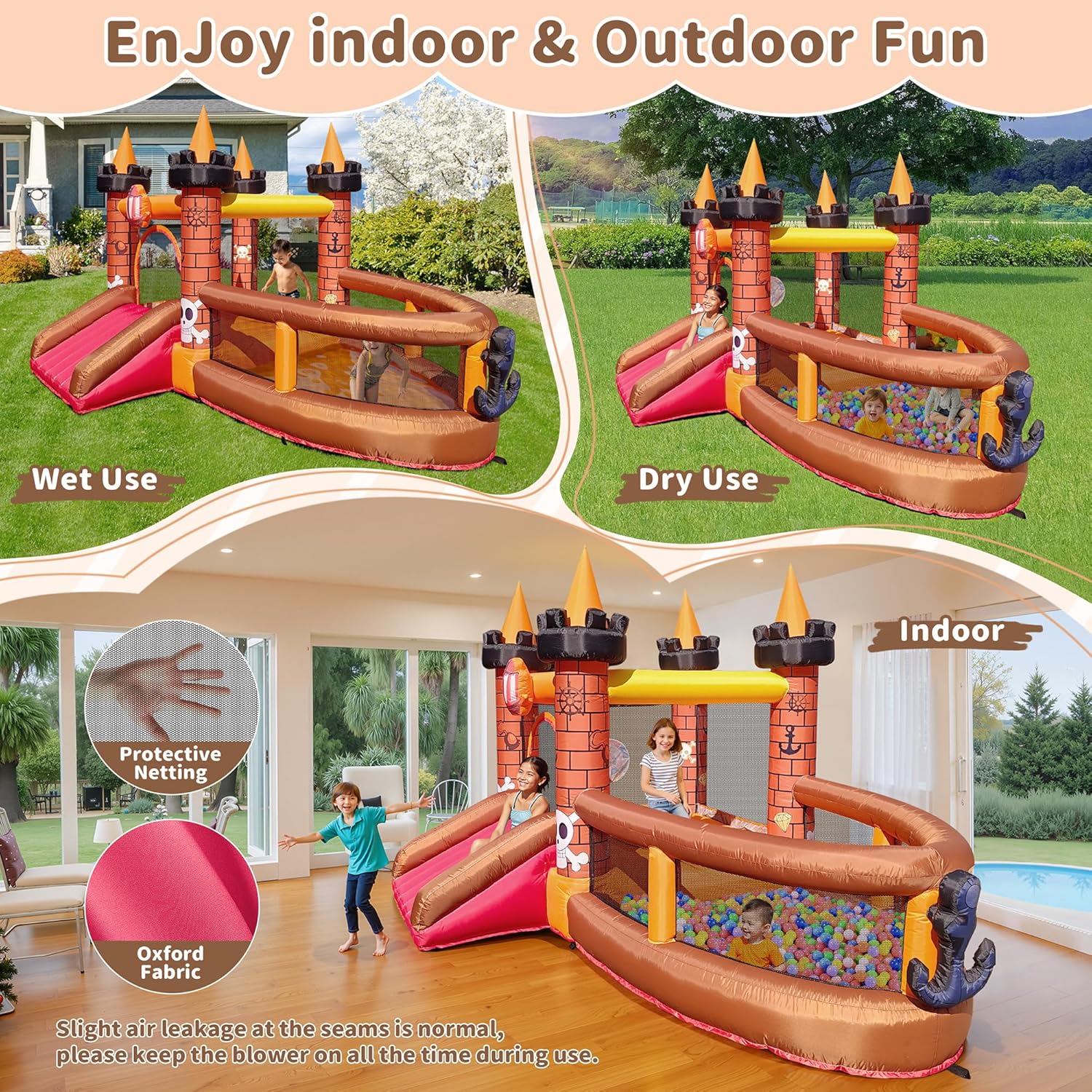Inflatable Bounce House for Ki - огляд і ціна Kids Outdoor Slide