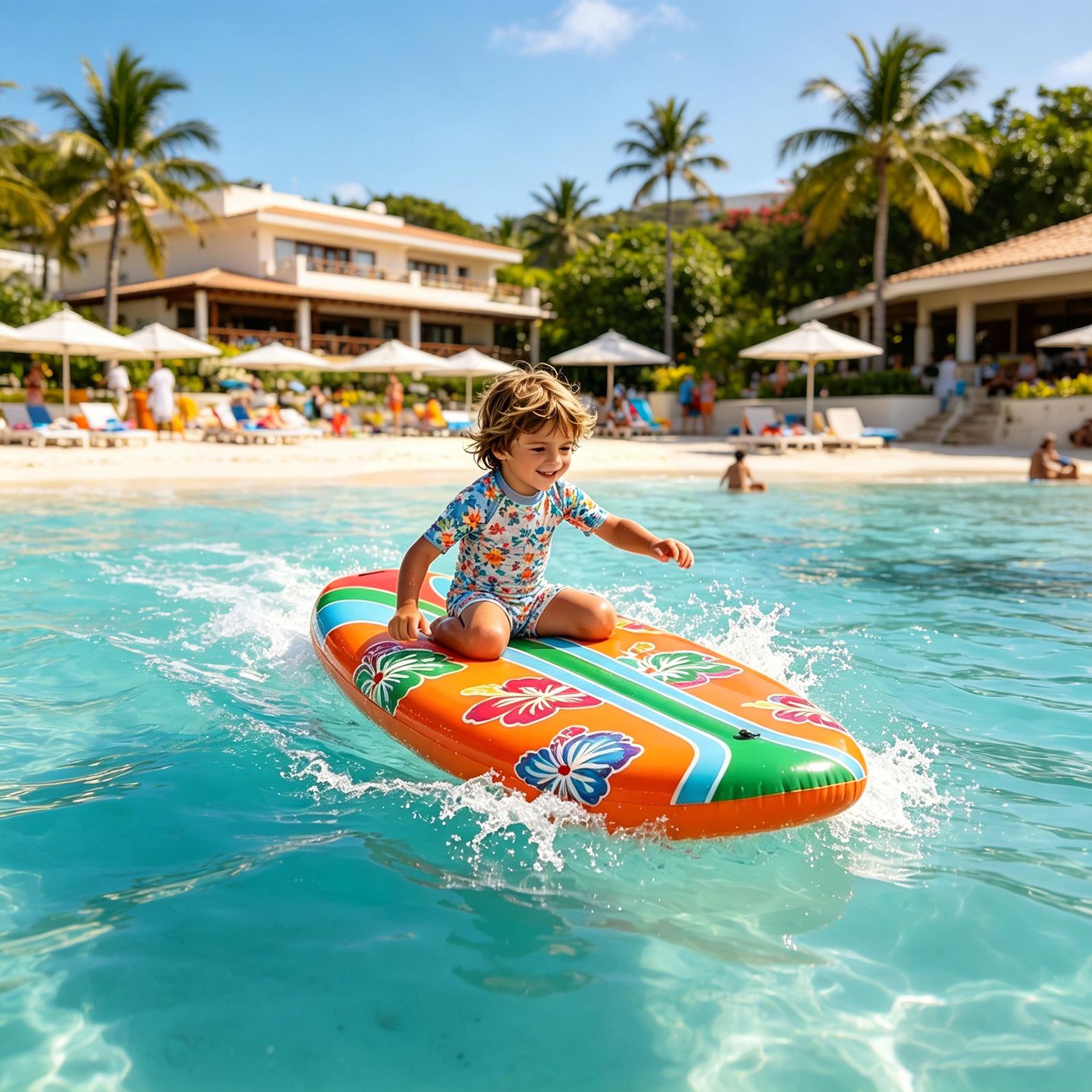 Blow Up Surf Board 2 Pieces Po - огляд і ціна Kids Outdoor Decor