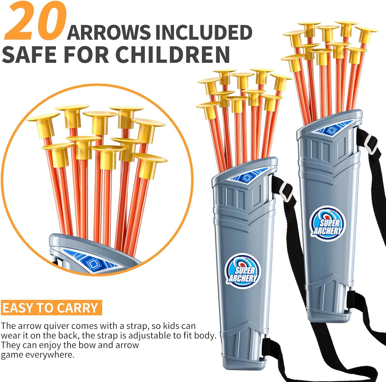 Bow and Arrow Set for Kids -Ar - огляд і ціна Kids Outdoor Archery Set