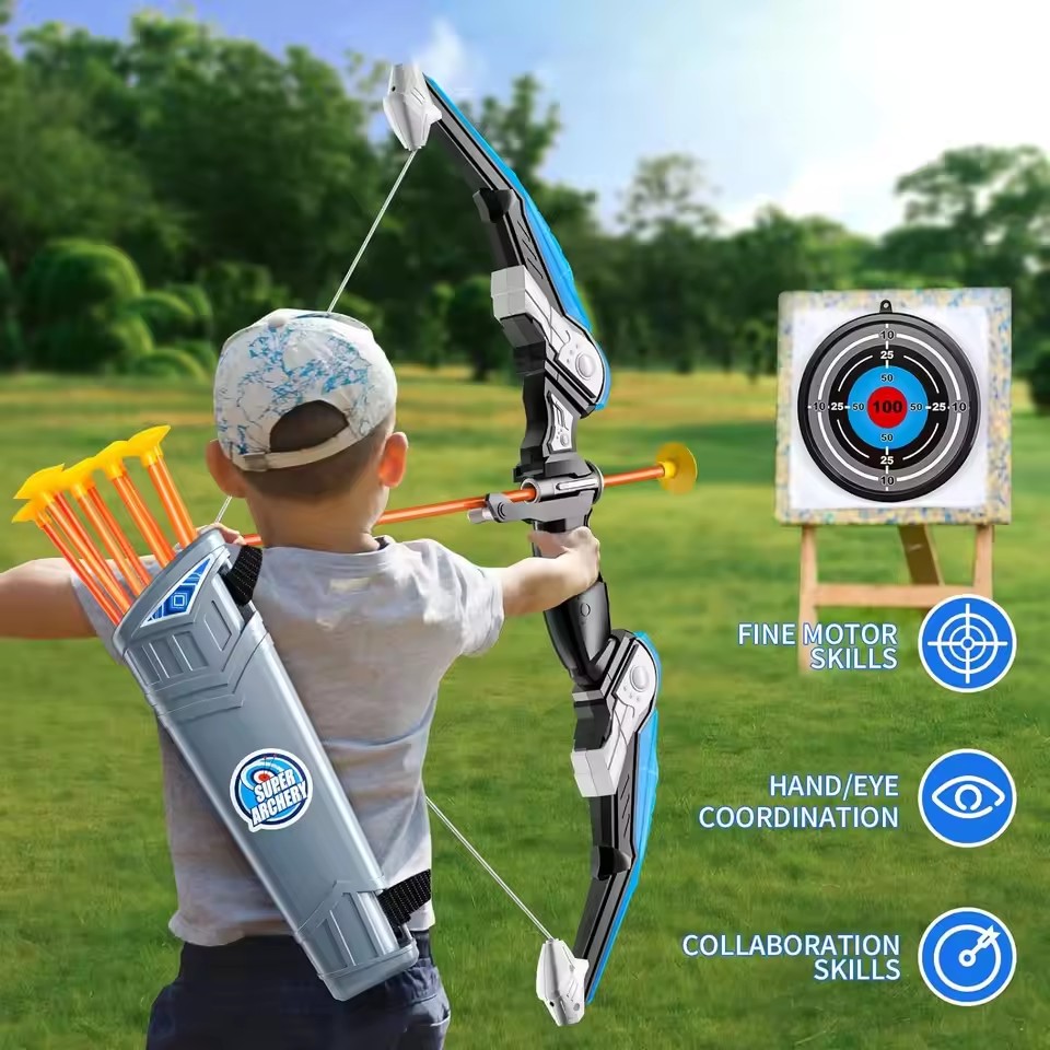 Kids LED Archery Toy Set, Hand - огляд і ціна Kids Outdoor Archery Set