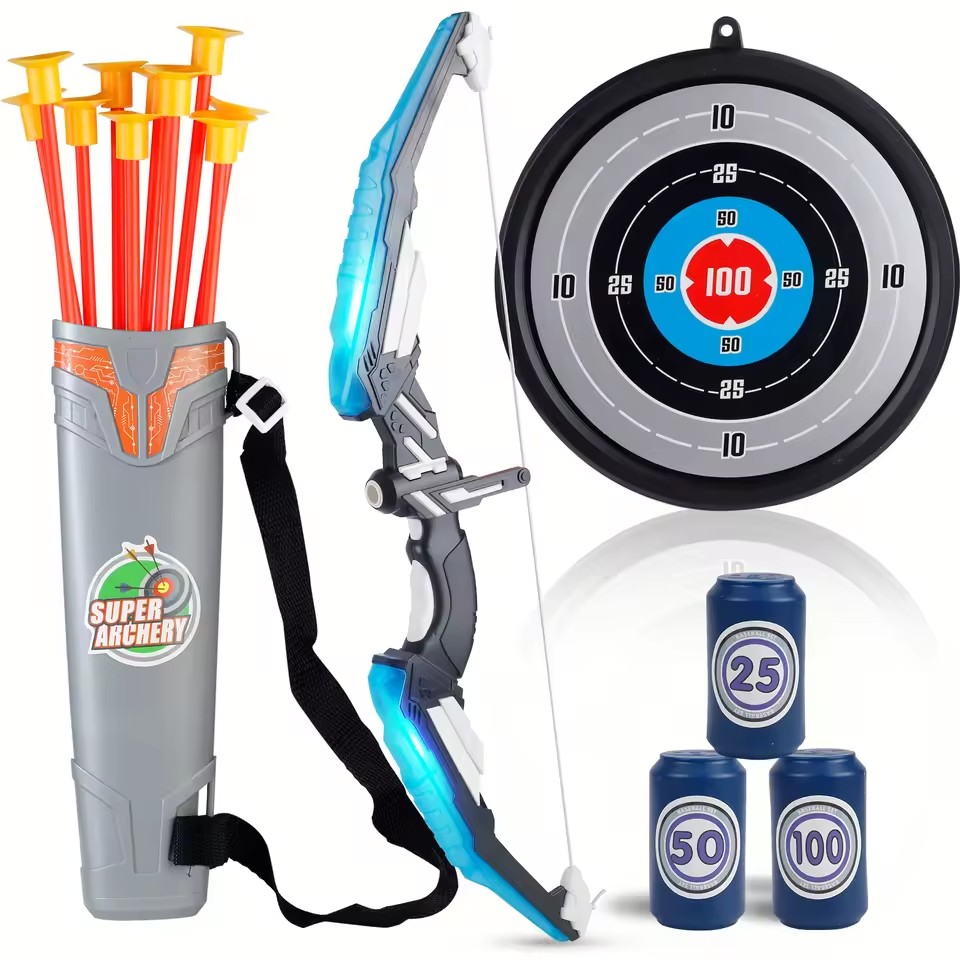 Kids LED Archery Toy Set, Hand - огляд і ціна Kids Outdoor Archery Set