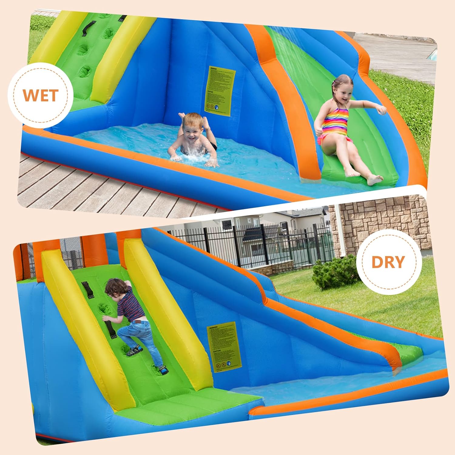 Giant Inflatable Water Park Bo - огляд і ціна Kids Outdoor Slide
