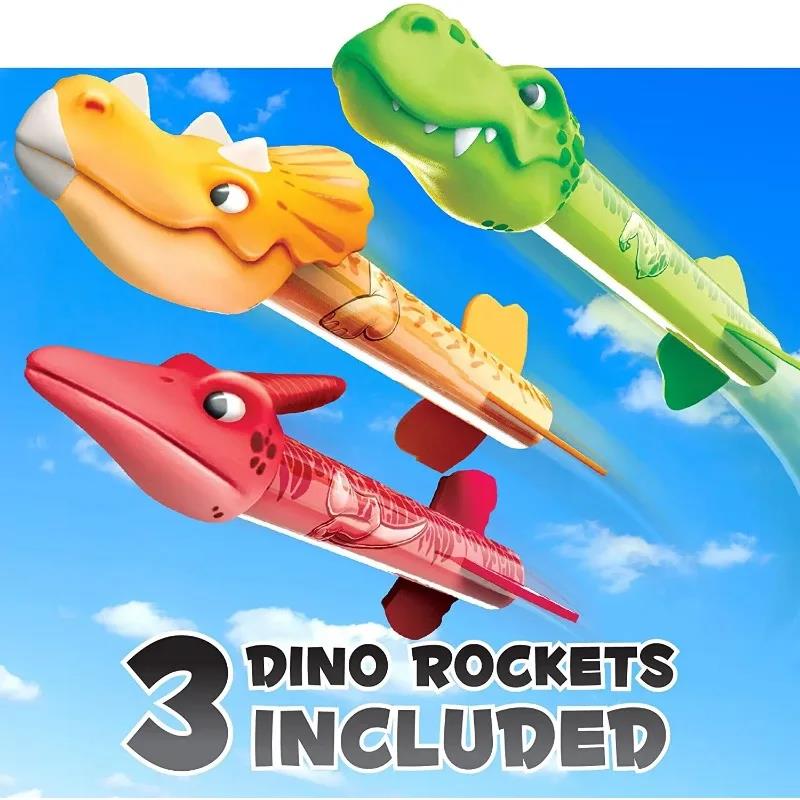 Flying Dinosaur Rocket Launche - огляд і ціна Kids Outdoor Jumping Toys