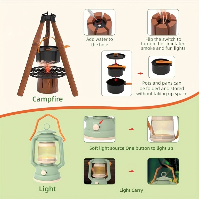 Kids Camping Set Toy Outdoor E - огляд і ціна Kids Outdoor Adventure Kit