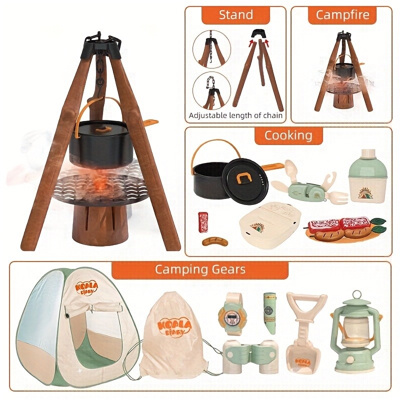 Kids Camping Set Toy Outdoor E - огляд і ціна Kids Outdoor Adventure Kit
