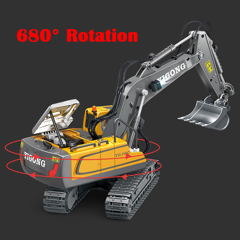 RC Excavator Dumper Bulldozer  - огляд і ціна Kids Outdoor Excavator
