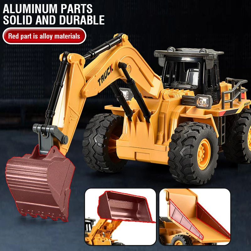2.4G Alloy Remote Control Exca - огляд і ціна Kids Outdoor Excavator
