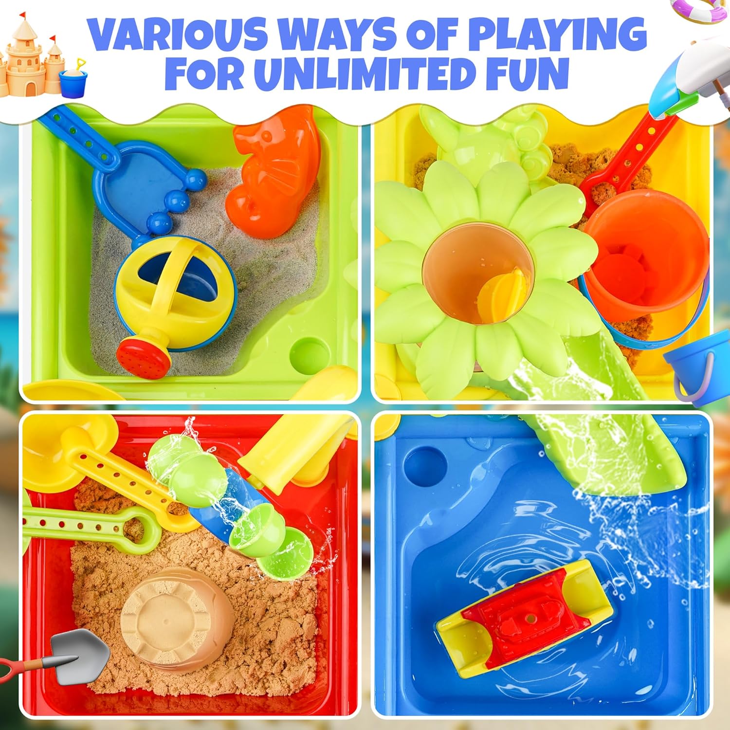 25 Pcs Summer Water Table for  - огляд і ціна Kids Outdoor Activity Toys