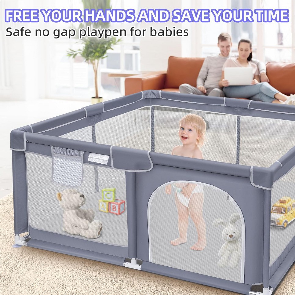 Baby Playpen, Extra Large Play - огляд і ціна Outdoor Children'S Park