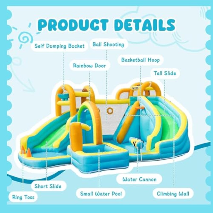 Backyard outdoor inflatable wa - огляд і ціна Kids Outdoor Slide