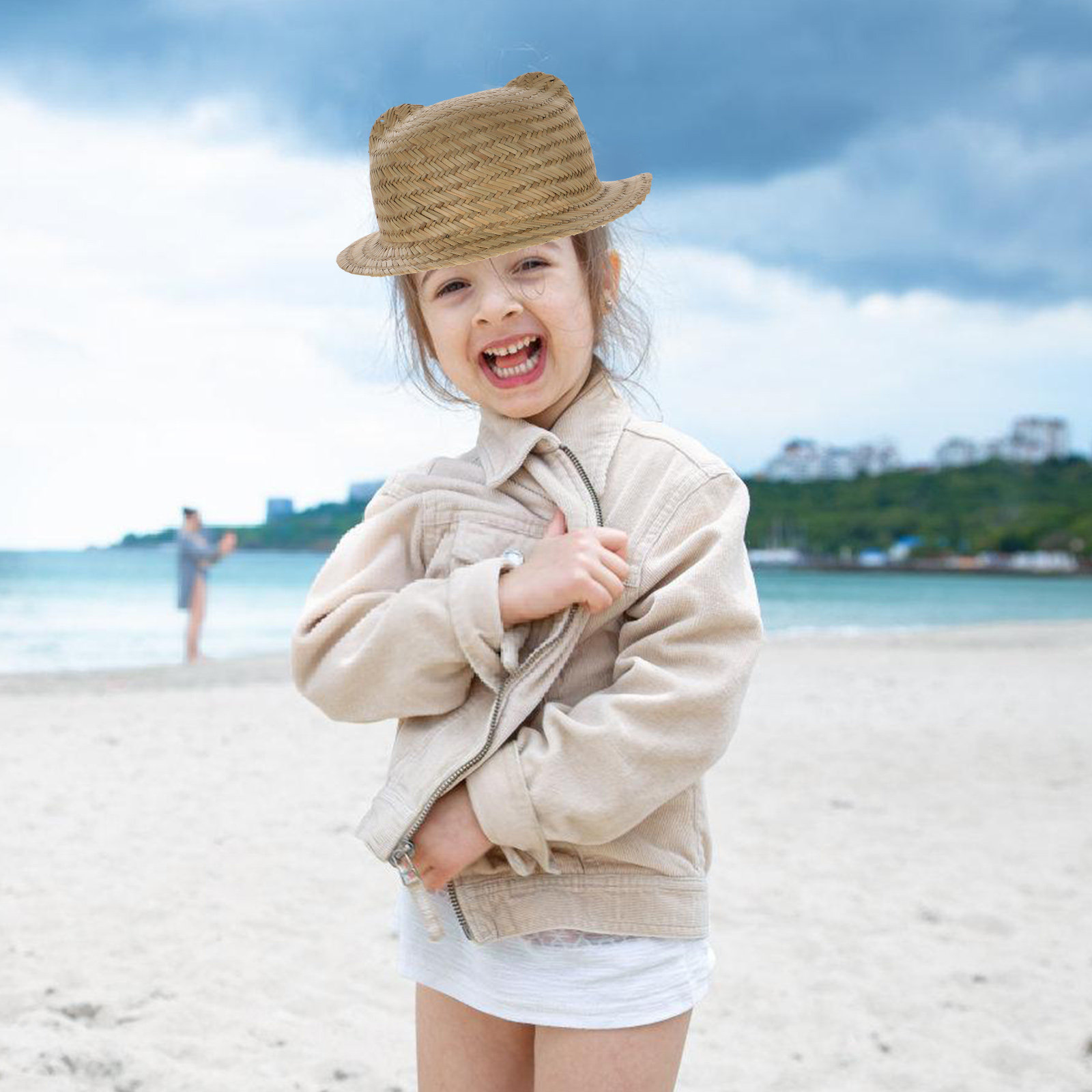 Kids Straw Sun Hat Wide Brim W - огляд і ціна Play Kids Outdoor