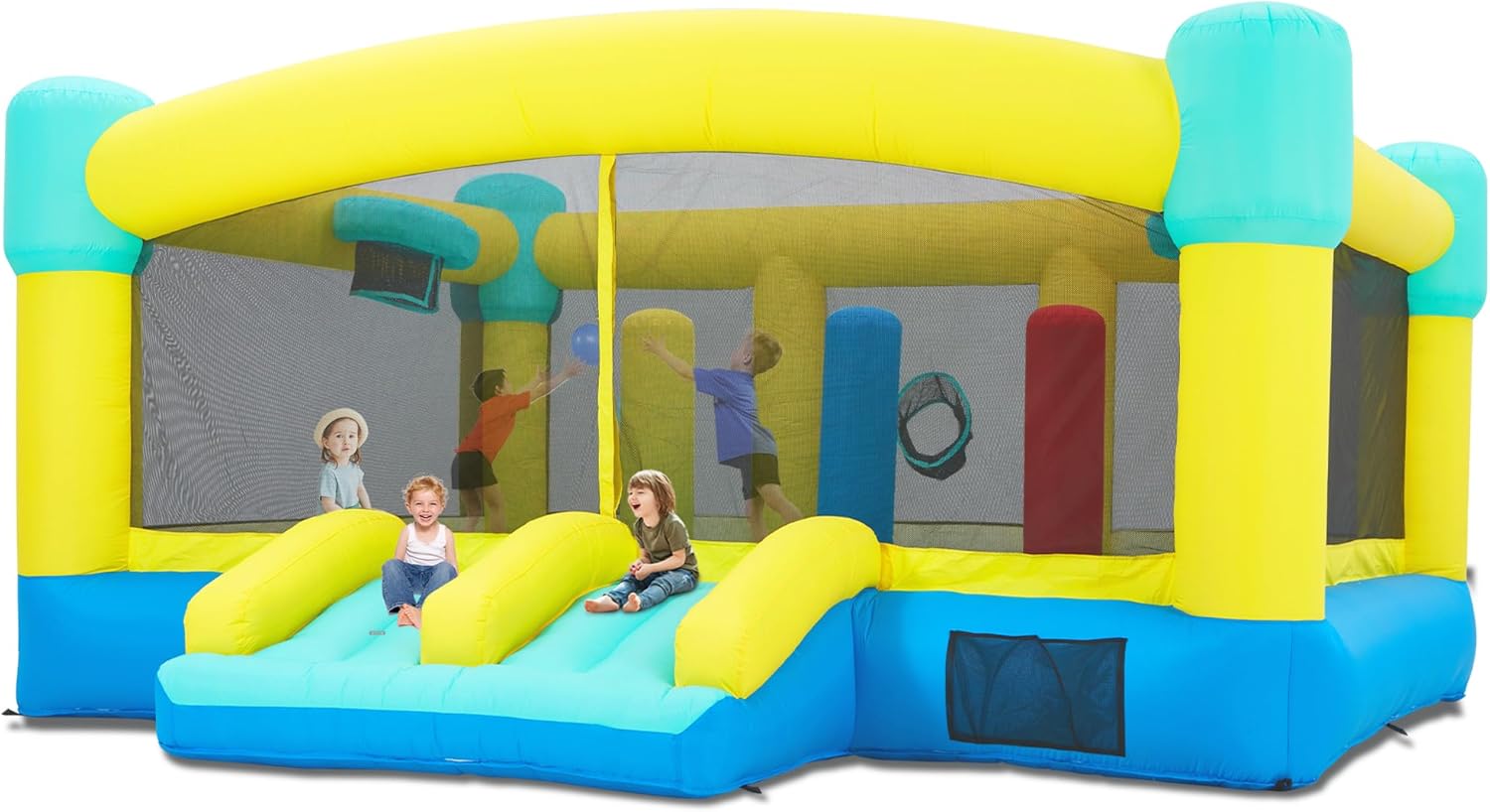 Big Bounce House,15 x 14.8 FT  - огляд і ціна Kids Outdoor Slide