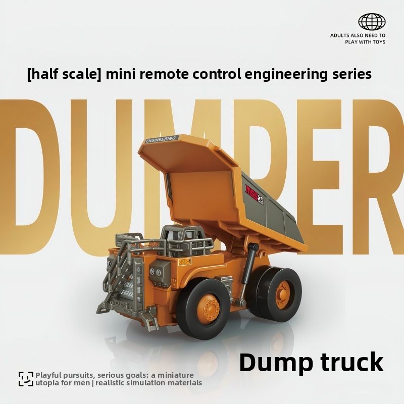1:64 Metal RC Engineering Car  - огляд і ціна Kids Outdoor Excavator