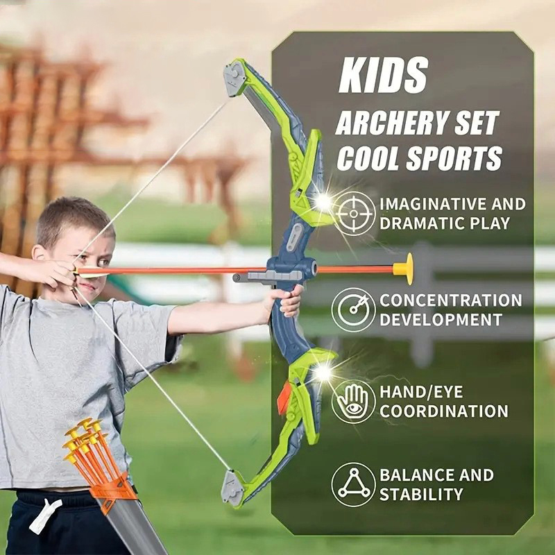 Kid Archery Set Bow and Arrow  - огляд і ціна Kids Outdoor Archery Set
