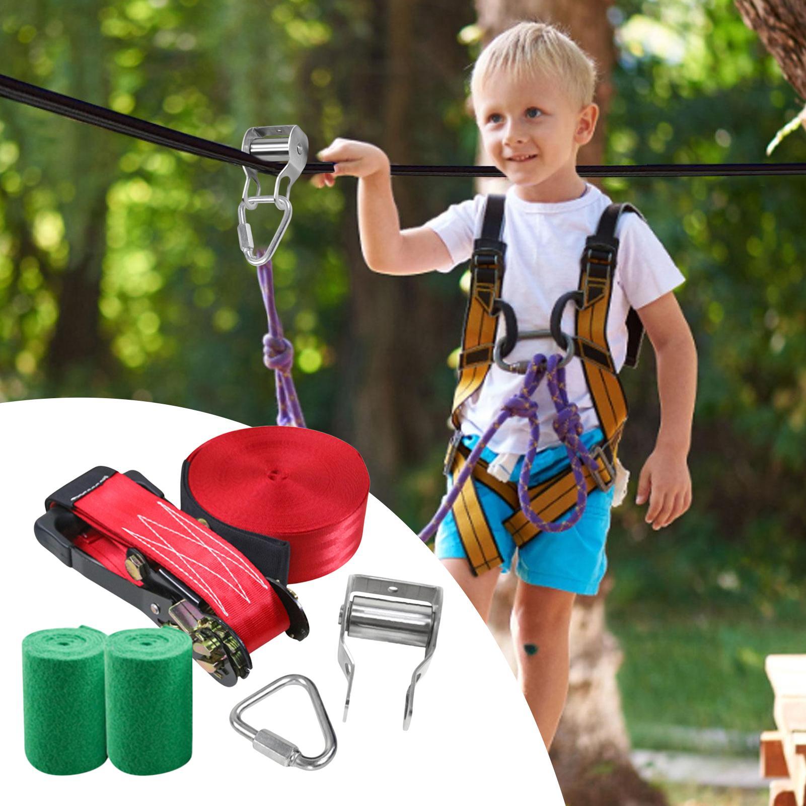 Zip Line for Kids Balance Fun  - огляд і ціна Kids Outdoor Yard Toys