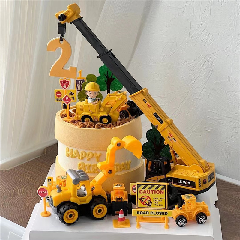 Excavator Crane Tractor Cake T - огляд і ціна Kids Outdoor Excavator