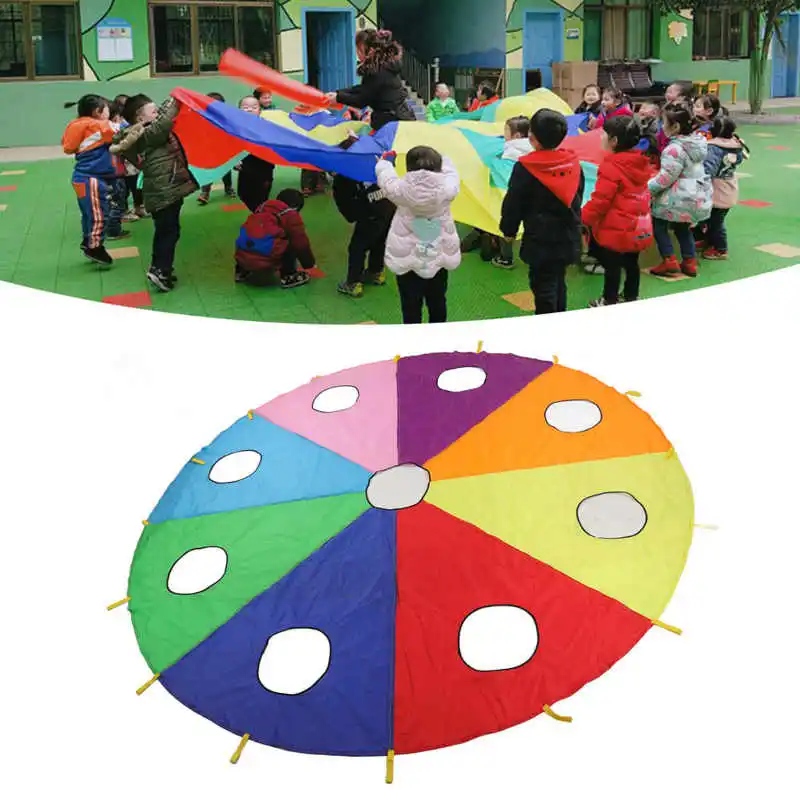 Rainbow Parachute Knock Gopher - огляд і ціна Kids Outdoor Games For Party