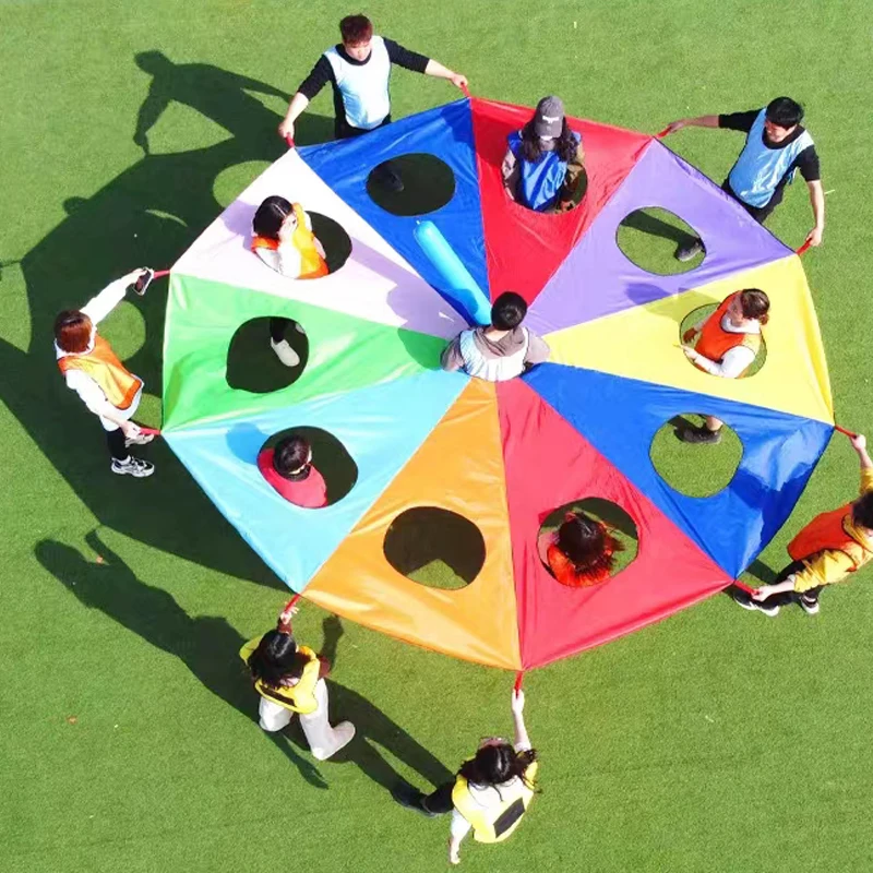 Rainbow Parachute Knock Gopher - огляд і ціна Kids Outdoor Games For Party