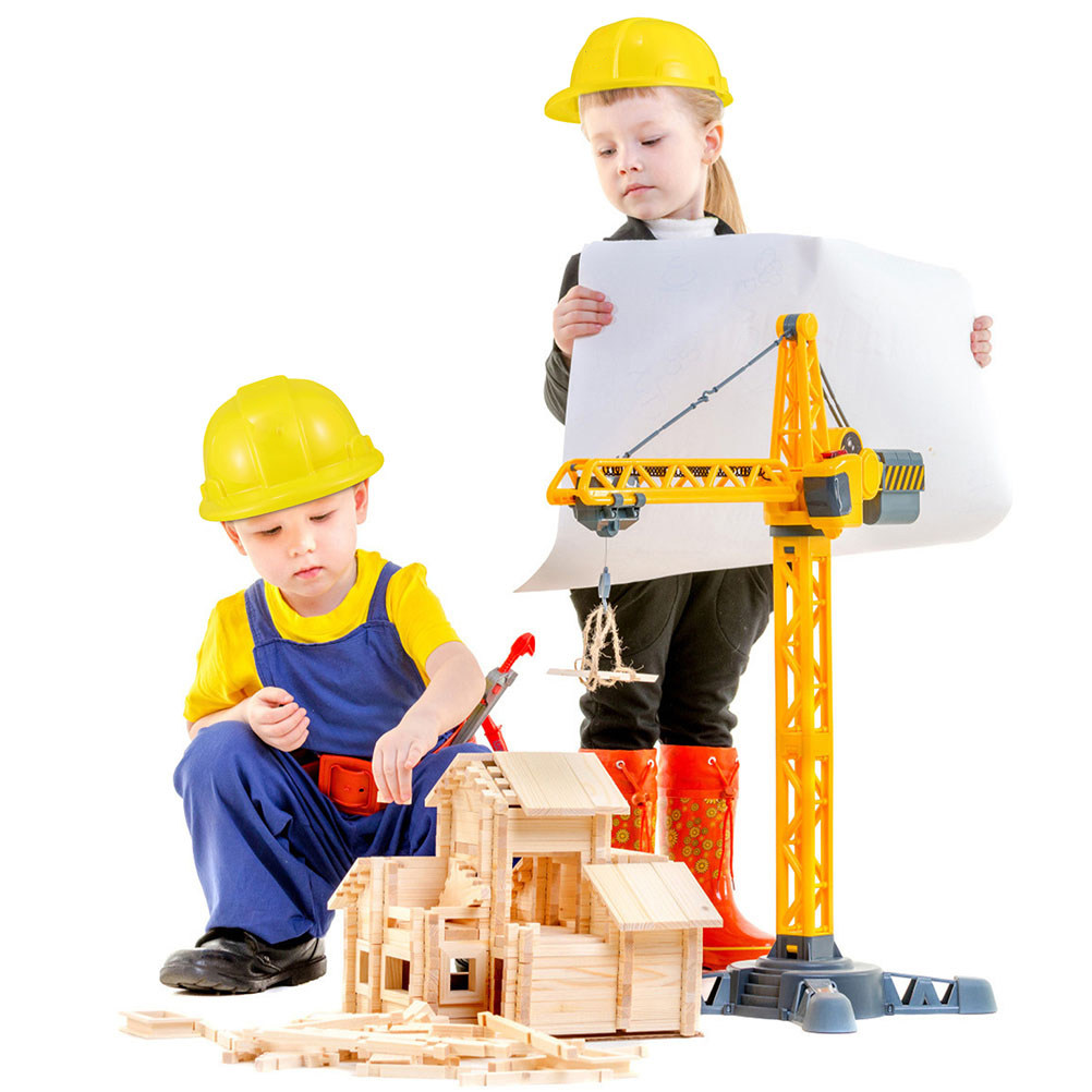 9Pcs Kids Construction Hard Ha - огляд і ціна Play Kids Outdoor