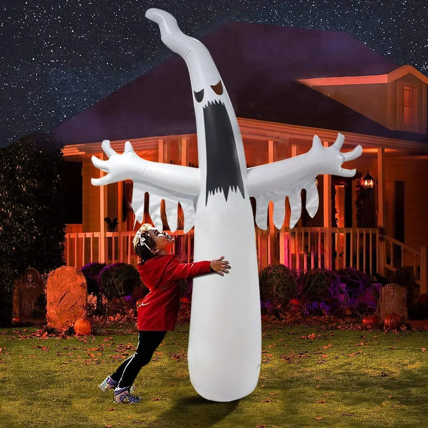 Halloween Inflatable Scary Gho - огляд і ціна Kids Outdoor Yard Toys