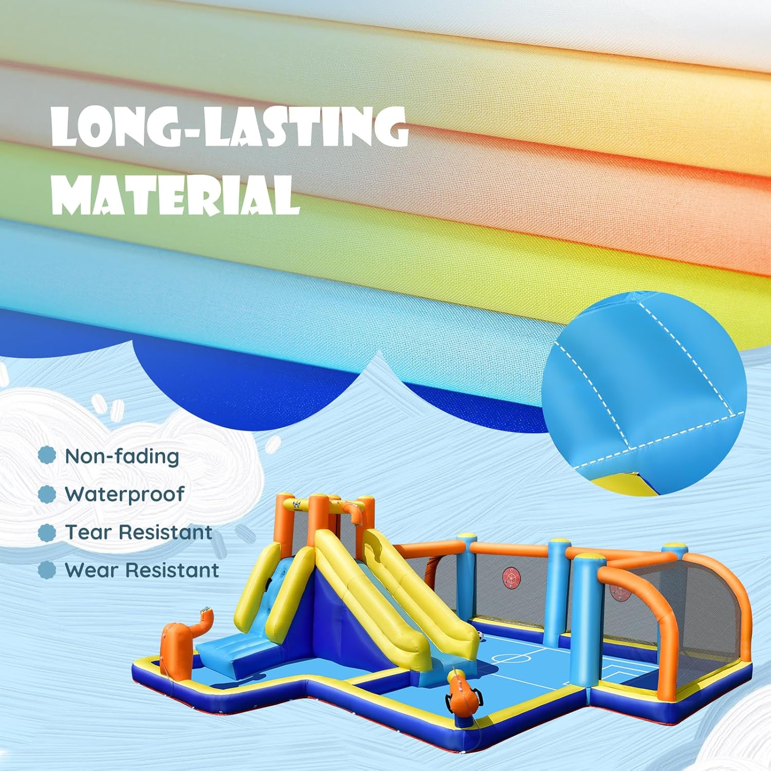 Giant Inflatable Water Slide B - огляд і ціна Kids Outdoor Slide