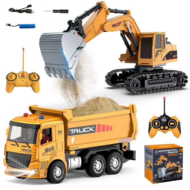 Alloy Remote Control Excavator - огляд і ціна Kids Outdoor Excavator