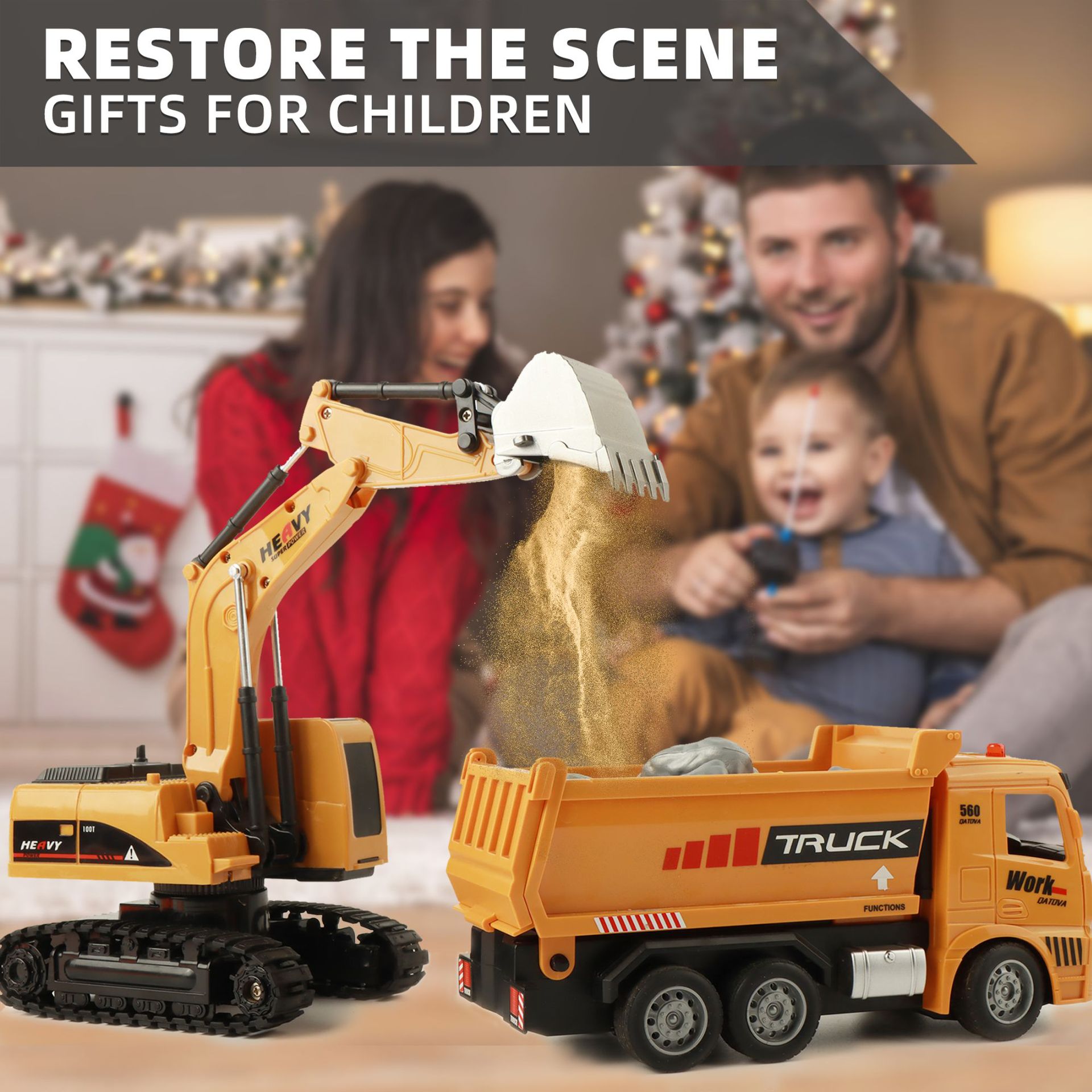 Alloy Remote Control Excavator - огляд і ціна Kids Outdoor Excavator