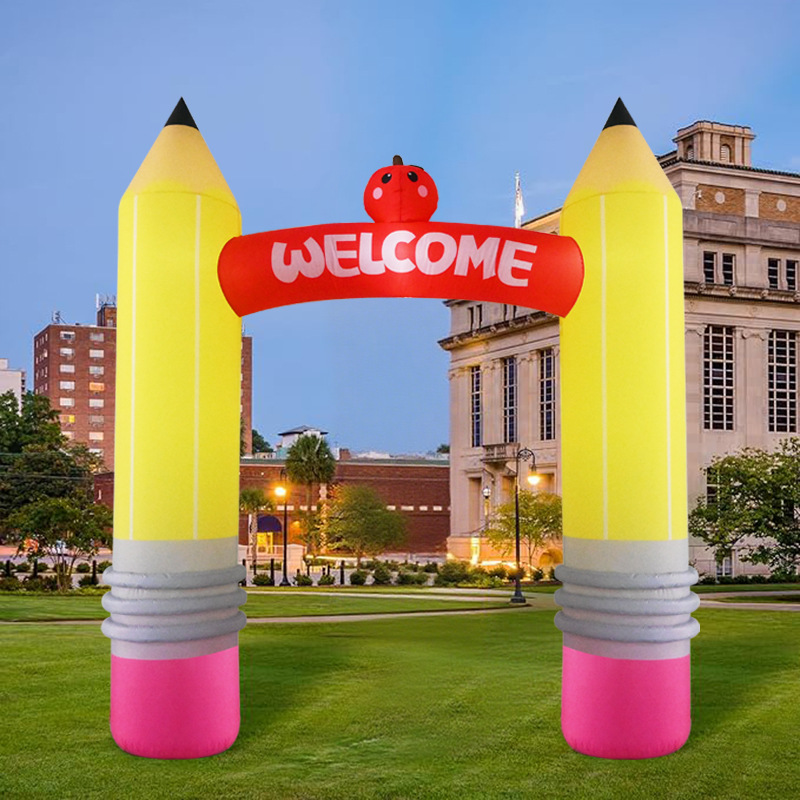 9FT Inflatable Pencil Arch Dec - огляд і ціна Kids Outdoor Decor