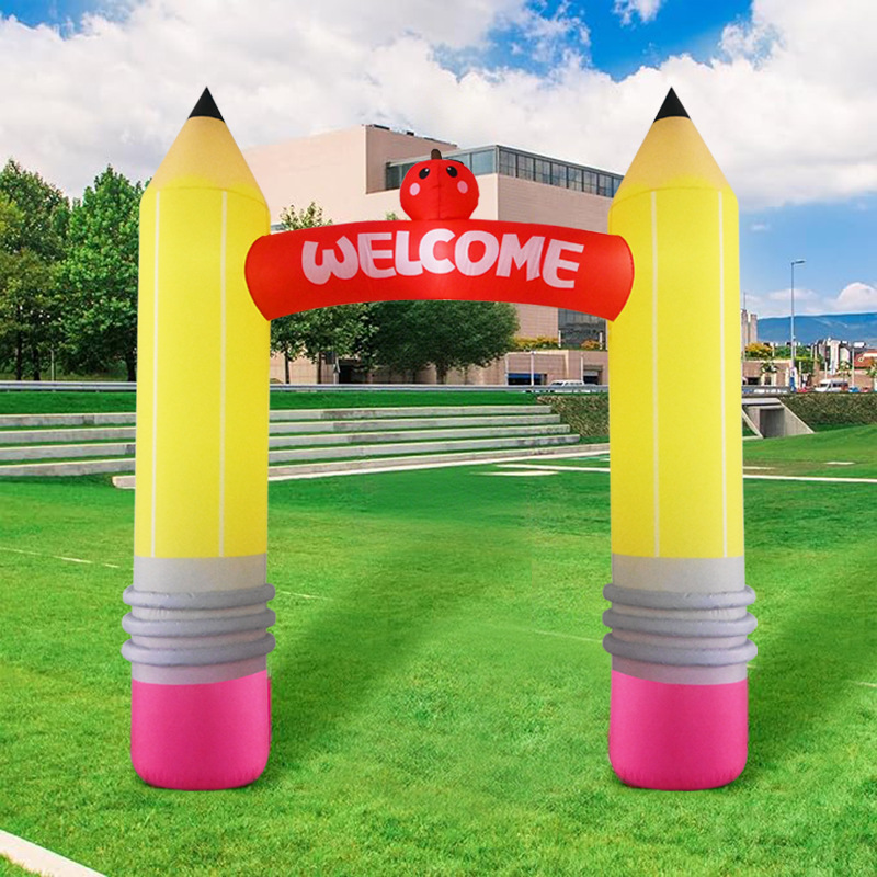 9FT Inflatable Pencil Arch Dec - огляд і ціна Kids Outdoor Decor