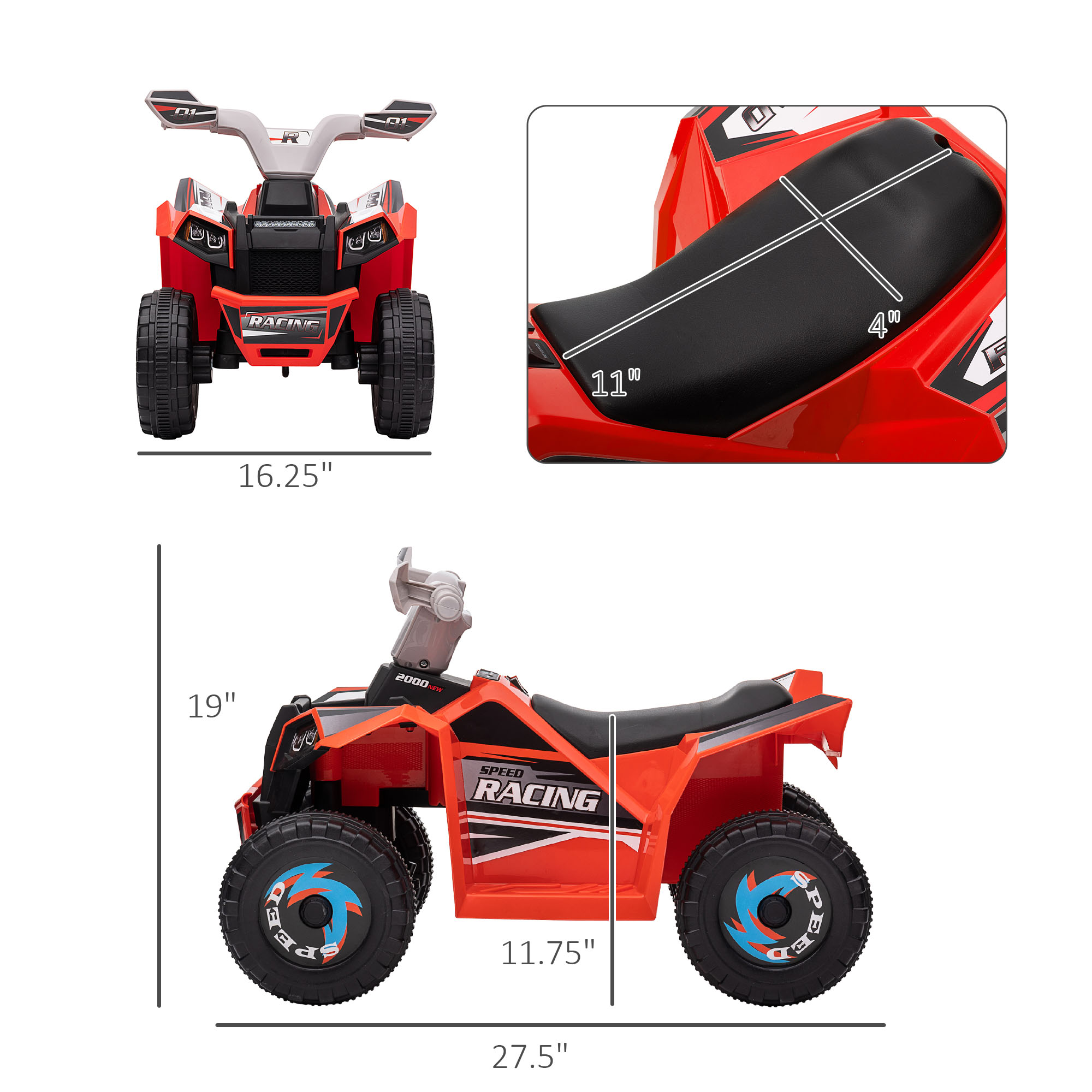 Car 6V with Kids Durable Desig - огляд і ціна Kids Outdoor Yard Toys