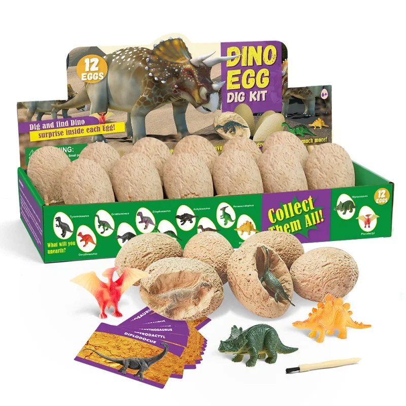 12PCS Archeological Dinosaur E - огляд і ціна Kids Outdoor Excavator