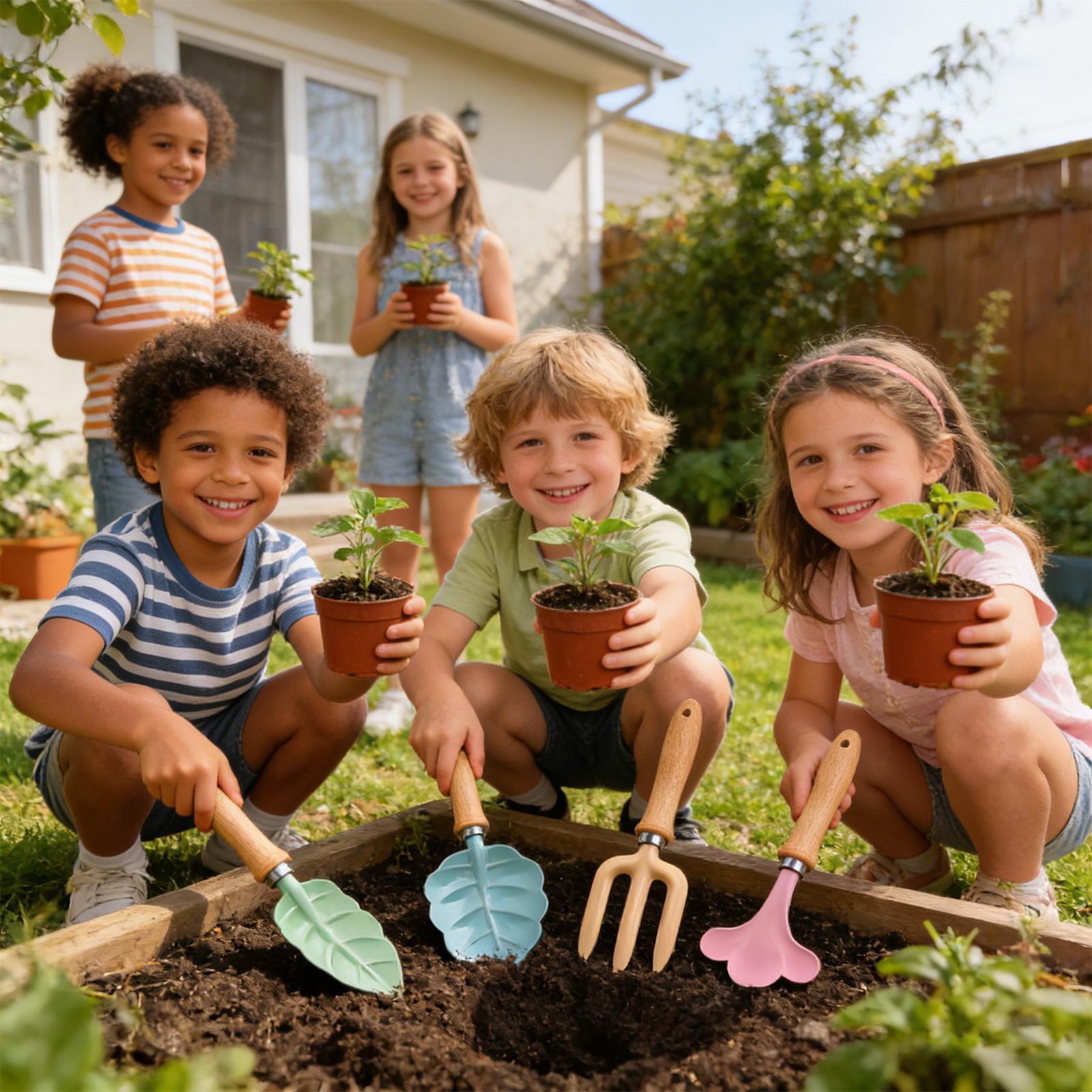 Kids Gardening Set 4 Piece Lea - огляд і ціна Kids Outdoor Yard Toys