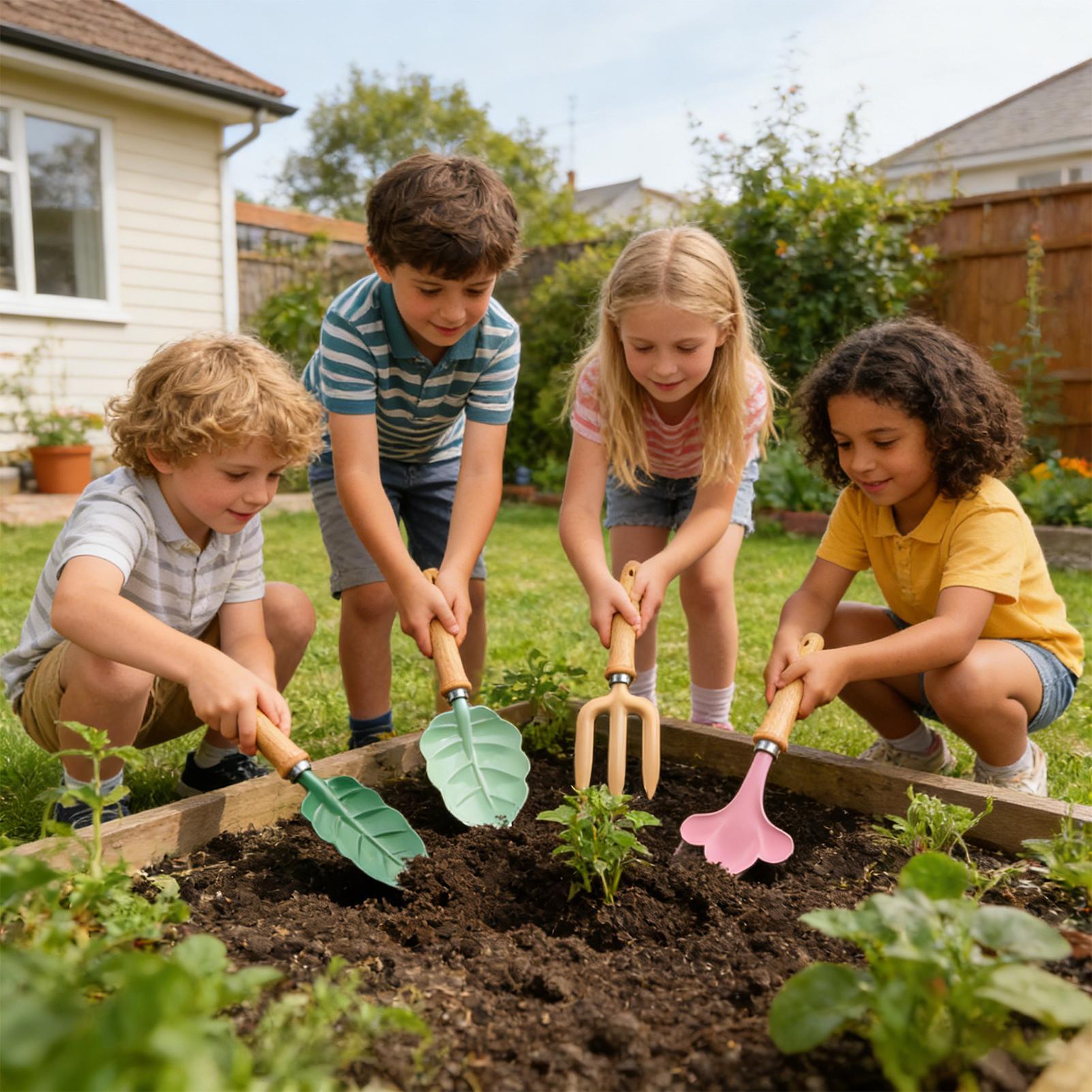 Kids Gardening Set 4 Piece Lea - огляд і ціна Kids Outdoor Yard Toys