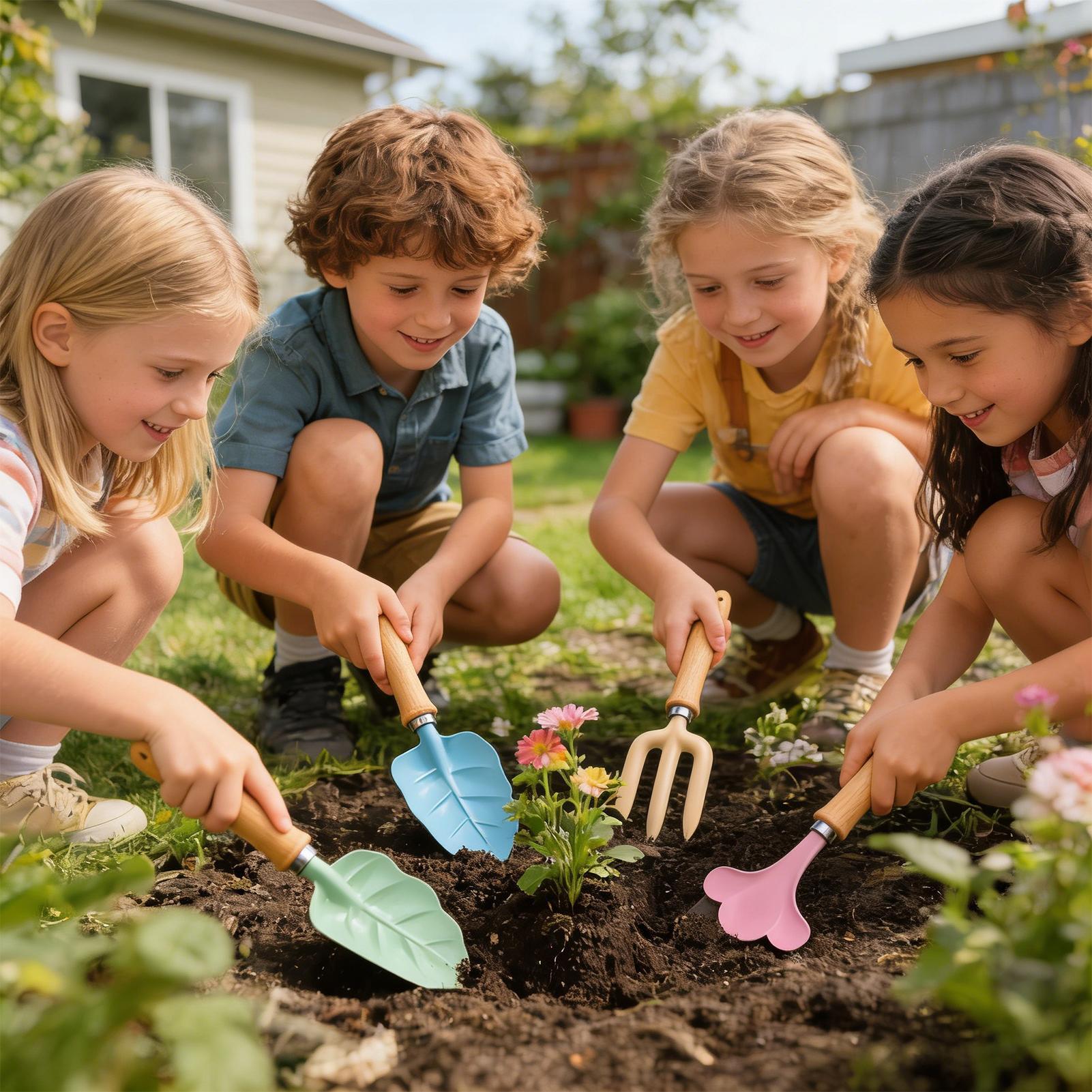 Kids Gardening Set 4 Piece Lea - огляд і ціна Kids Outdoor Yard Toys