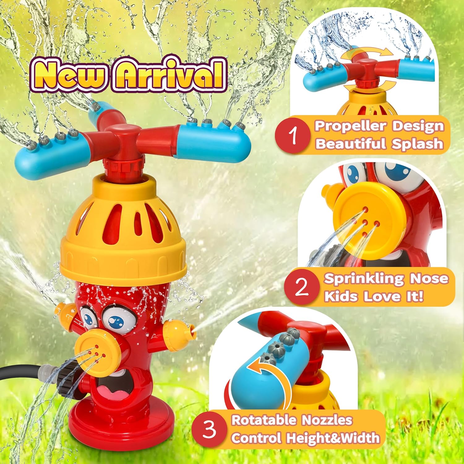 Hydrant Sprinkle Water Spray T - огляд і ціна Kids Outdoor Yard Toys