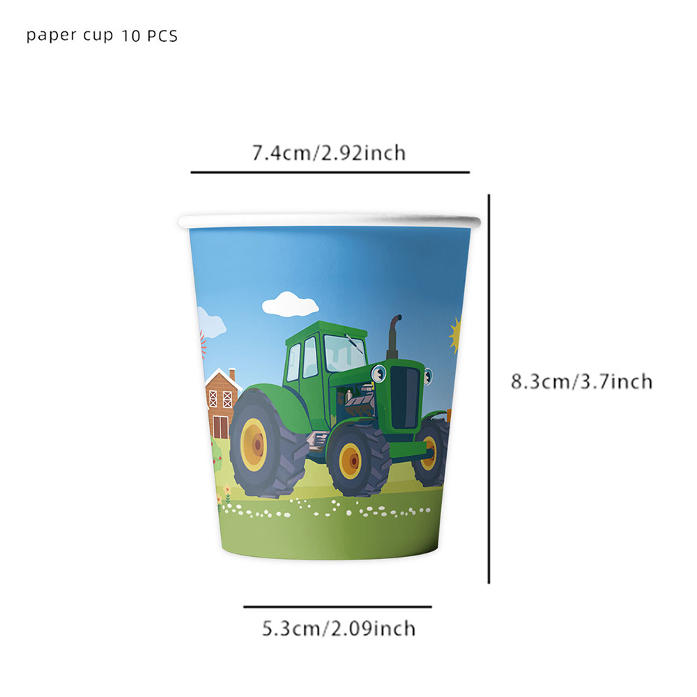 Green Farm Tractor Birthday Pa - огляд і ціна Kids Outdoor Excavator