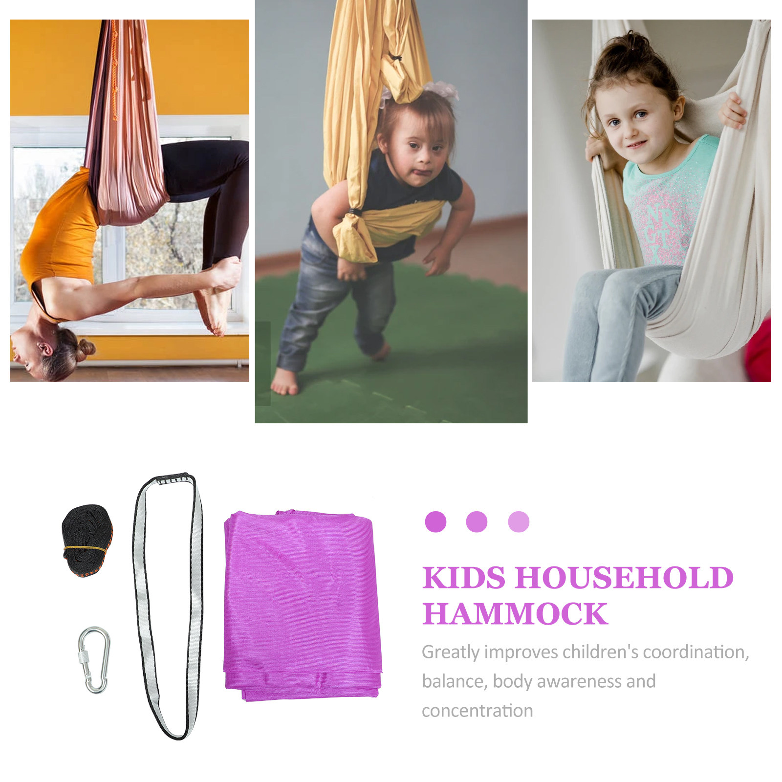 1Set Kids Yoga Hammock High-Cl - огляд і ціна Kids Outdoor Yoga