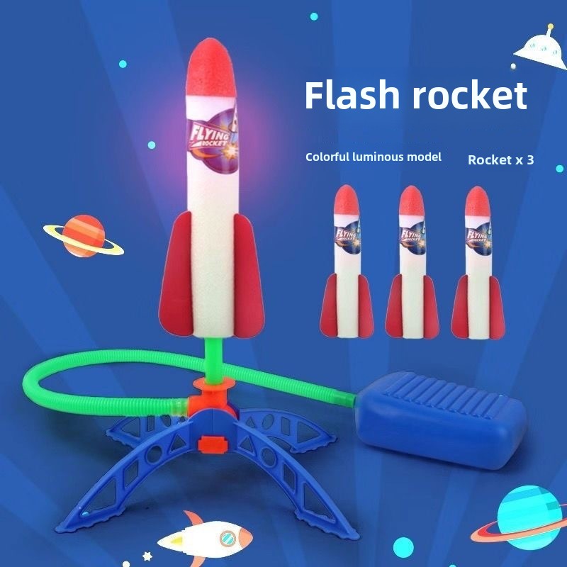 Kid Air Rocket Foot Pump Launc - огляд і ціна Kids Outdoor Jumping Toys